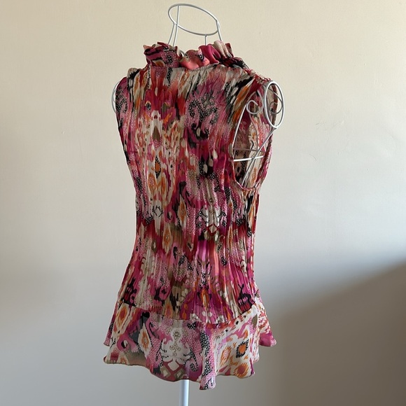 Allison Taylor Floral Sleeveless Tank – Size L, Excellent Condition - Picture 3 of 11